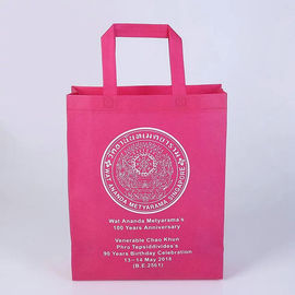 Porcellana Della drogheria trasferimento di calore rosa delle borse del tessuto non che stampa progettazione dell'OEM fornitore