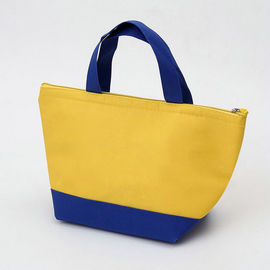 Porcellana Borsa di totalizzatore gialla amichevole della tela di Eco/grandi sacchetti della spesa ad alta resistenza della tela fornitore