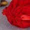 Borsa di cordone rossa stampata del cotone, grande borsa della lavanderia del cordone della tela fornitore