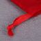 Borsa di cordone rossa stampata del cotone, grande borsa della lavanderia del cordone della tela fornitore