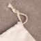 Grandi borse di cordone alla moda della tela, borse di cordone bianche fatte a mano della tela fornitore